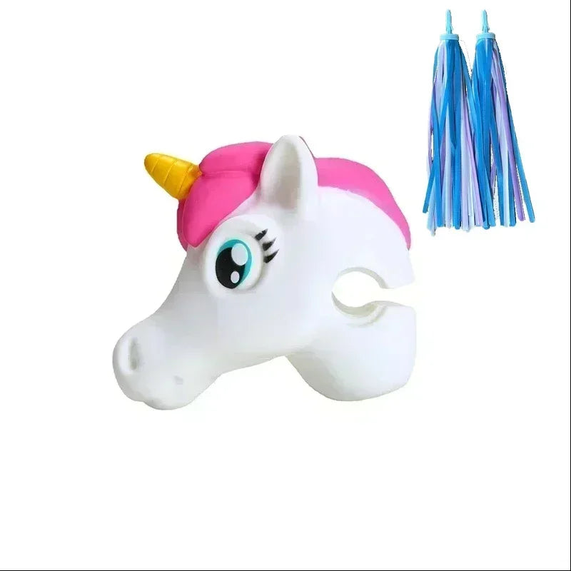 1PC Unicorn Scooter Handlebar for Children Bicycle Head Horse Toy Bicycle Scooter Bike Accessories Handlebar Kids Birthday Gifts