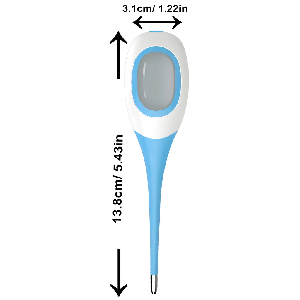 8 Seconds Backlit Fever Thermometer Medical Household Digital LCD Medical Fast Measure Kids Baby Child Adult Body Soft