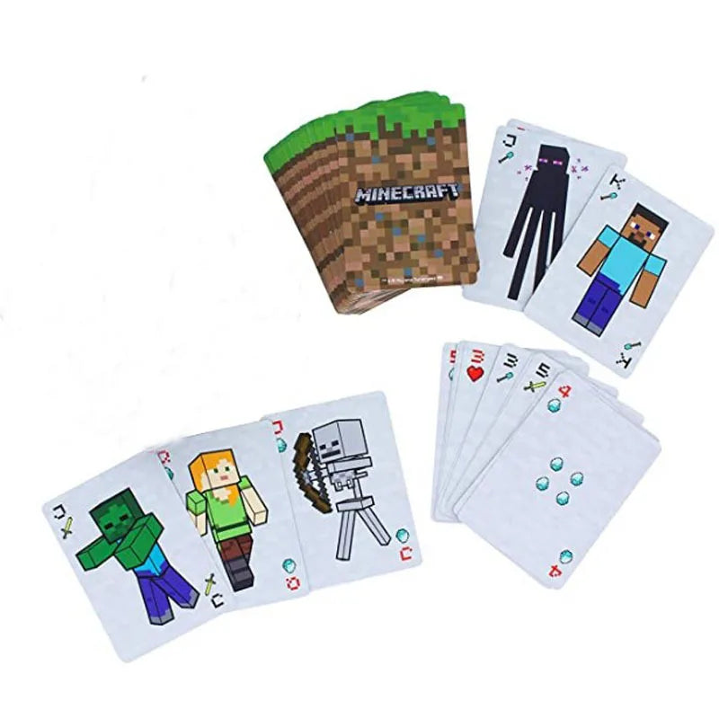 New Arrival - Minecraft Themed Playing Cards for Kids, Board Games, Parties and Props