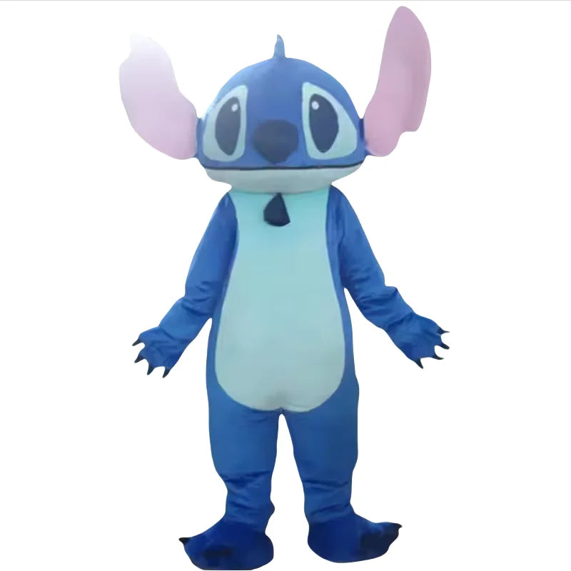 Blue Lilo & Stitch Mascot Costume Mouse Mickey Minnie Cartoon character Cosplay Advertising Fancy Dress Animal Carnival Party Su