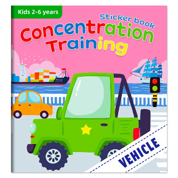 Baby Toys Sticker Book Multiple Scenarios Cartoon DIY Sticker Puzzle Educational Cognition Learning Toys for Kids Age 2-6 Gift