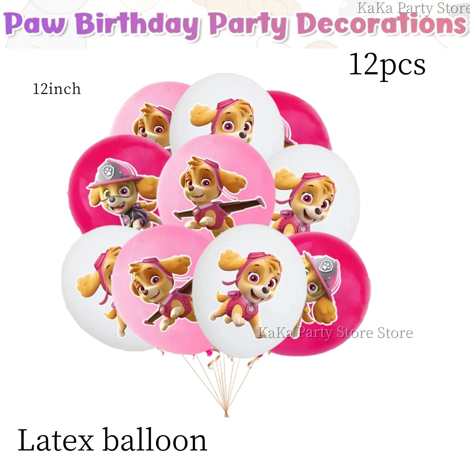 Paw Patrol Birthday Party Decor Dog Skye Disposable Tableware Tablecloth Cup Plate Baby Shower Kids Gift Girl Boy Party Supplies