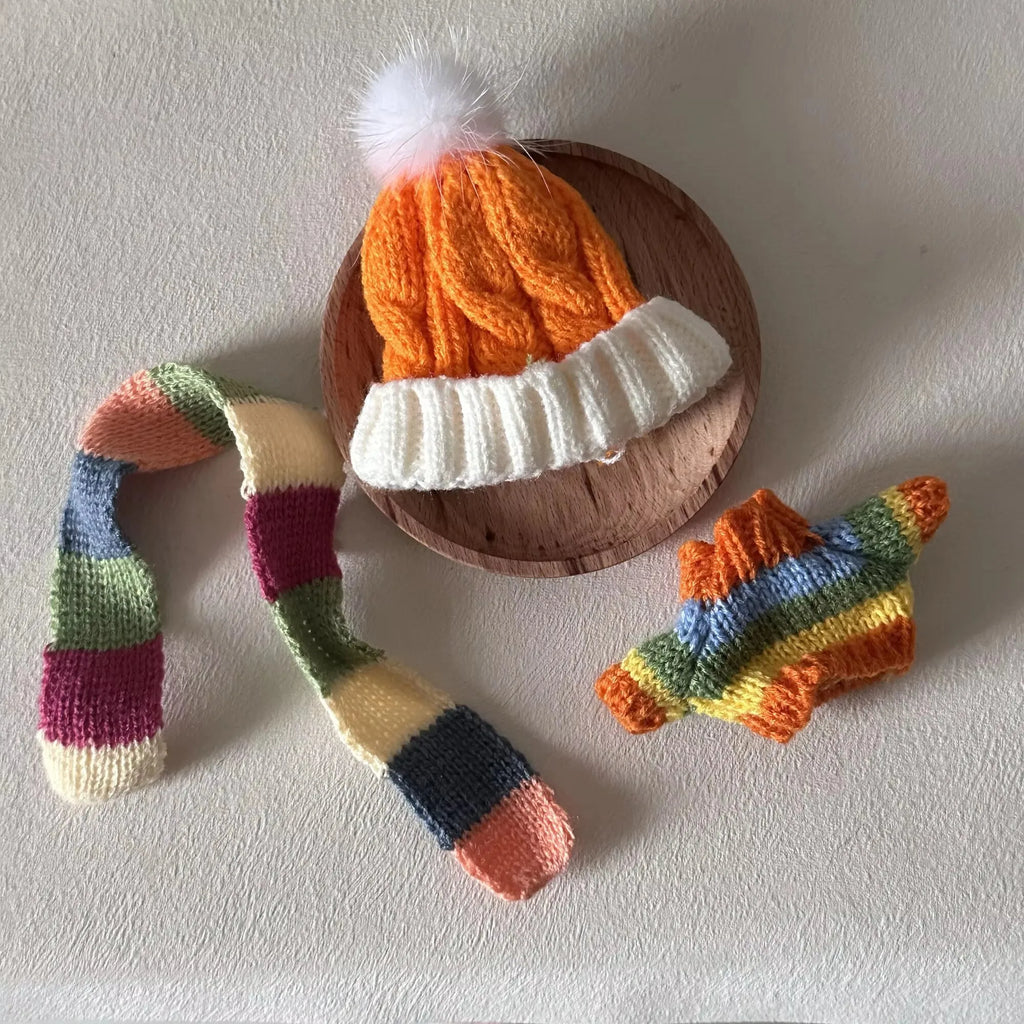 17cm labubu clothes outfit Plush doll clothes Macaron Cute Clothing DIY Kid Gift  Dog Clothes Hair accessories v1 v2 clothes