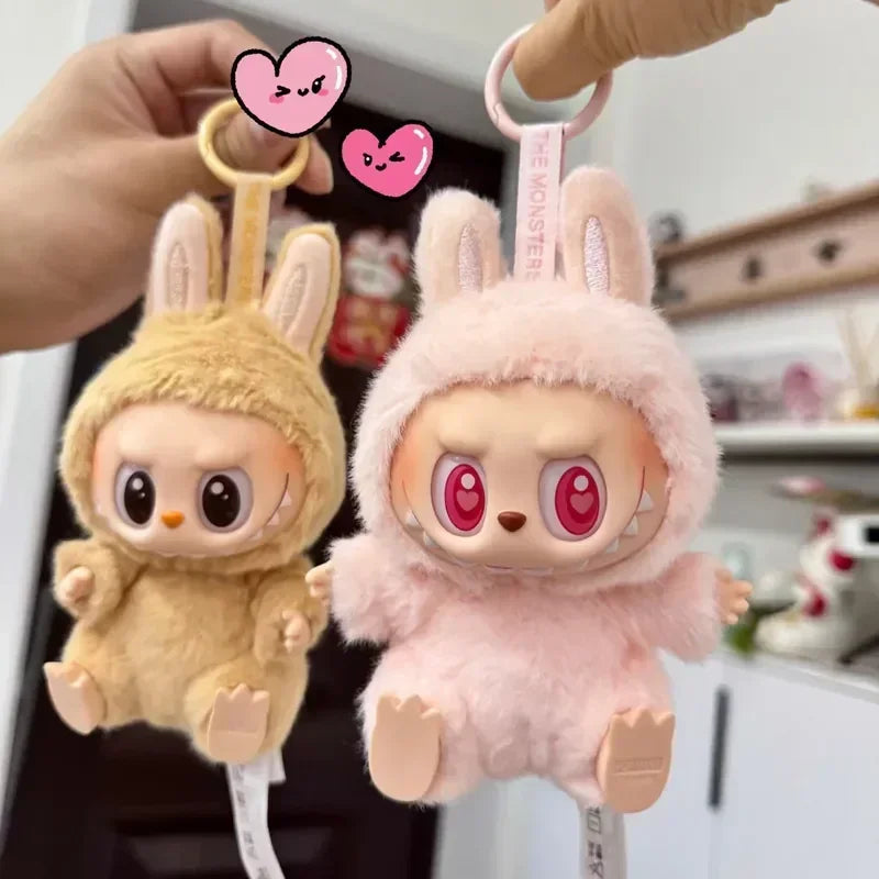 Macaron 2nd The Monsters Labubu Sitting Party Vinyl Plush Blind Box Decorative Surprise Box Doll Collection Decoration Gifts