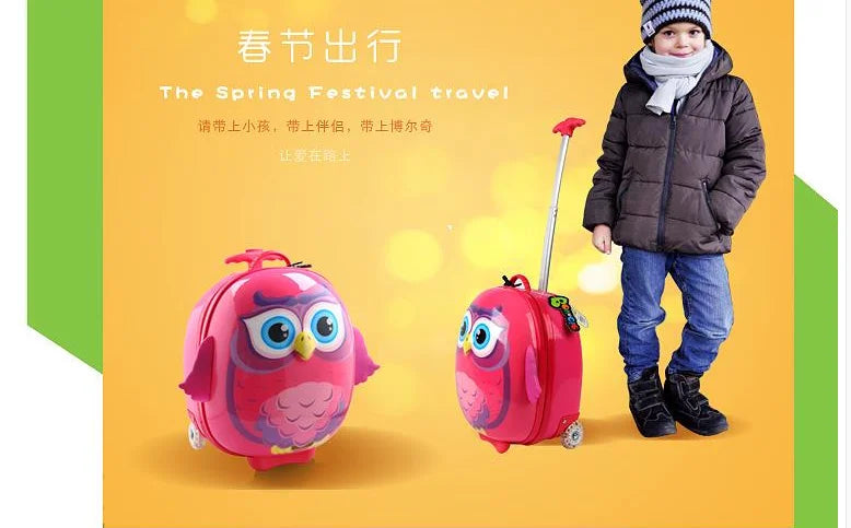 kids Rolling Backpack Luggage Hard Side Suitcase for Kids Carry-On luggage suitcase for boys Travel Trolley bags for girls