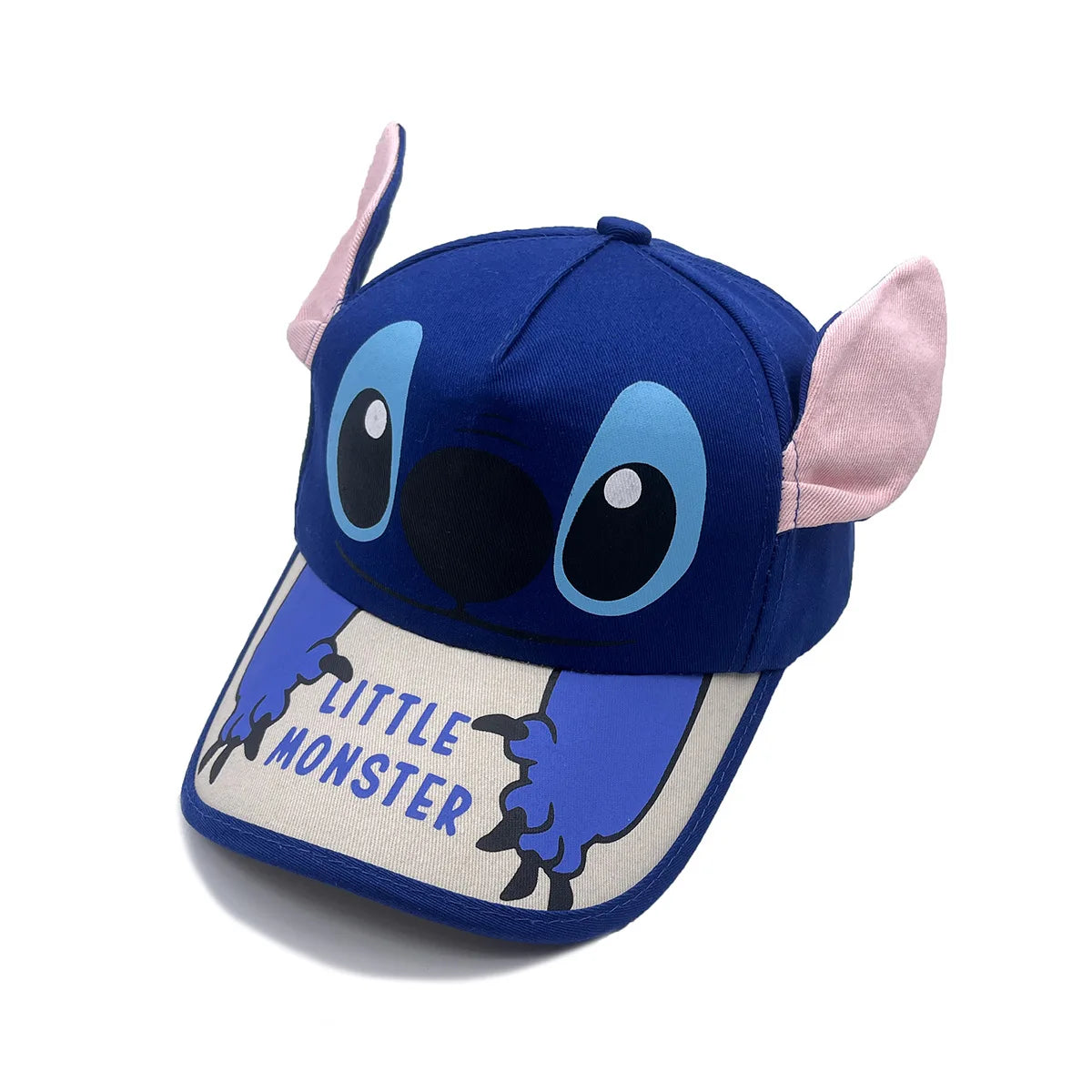 Cute 3D Ear Stitch Hats Cartoon Embroidery Lilo & Stitch Baseball Cap Children Outdoor Sun Hats Fashion Accessory Birthday Gift