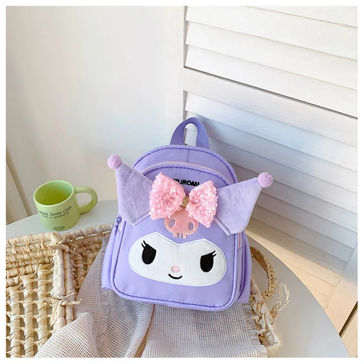 Sanrio Cinnamoroll Backpack Melody Crossbody Bag Kids Storage Backpack Travel Packsack Anime Peripheral Girls Holiday Gifts