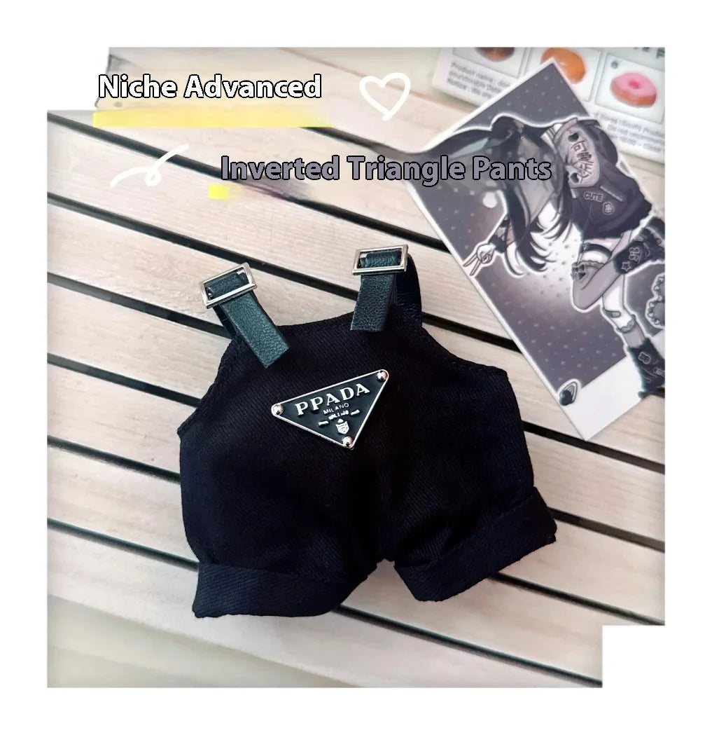 The first and second generations of Labubu only sell 17cm seated party clothes accessories inverted triangle workwear fashion
