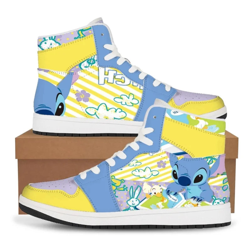 Lilo & Stitch Sneakers Kawaii Cartoon Stitch Shoes boys girls Little Monster Pattern Shoes Fashion Casual Sports Shoes