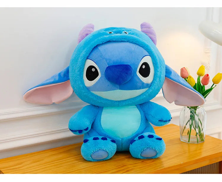 Big Size 55cm Cartoon Plush Toy Dolls Stitch Sullivan Doll Blue Stitch Kids Christmas Pillow Doll Baby Cloth Doll Ornament Gift