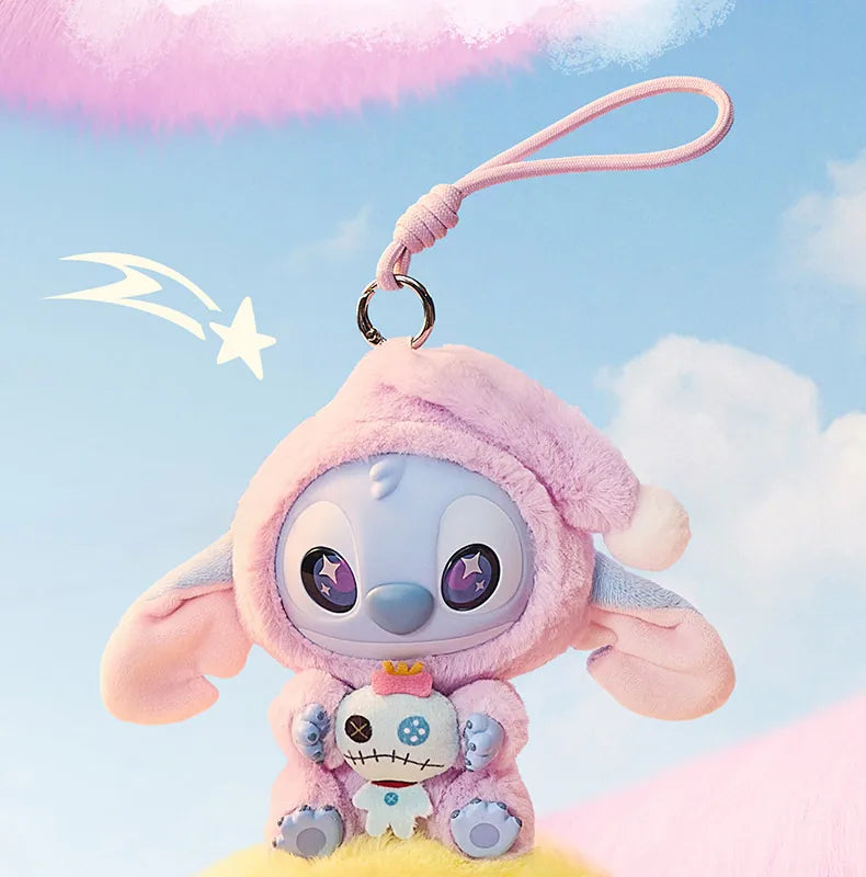 Genuine Stitch Eat Something Before Sleep Series Plush Blind Box Vinyl Toy Cute Doll Mystery Box Bag Pendant Decor for Girl Gift