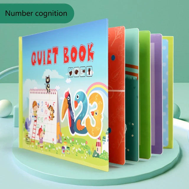 Montessori Busy Book For Kids 2 3 4 Years Preschool Kids Learning Toys Toddlers Activity Book Montessori Baby Toys Book