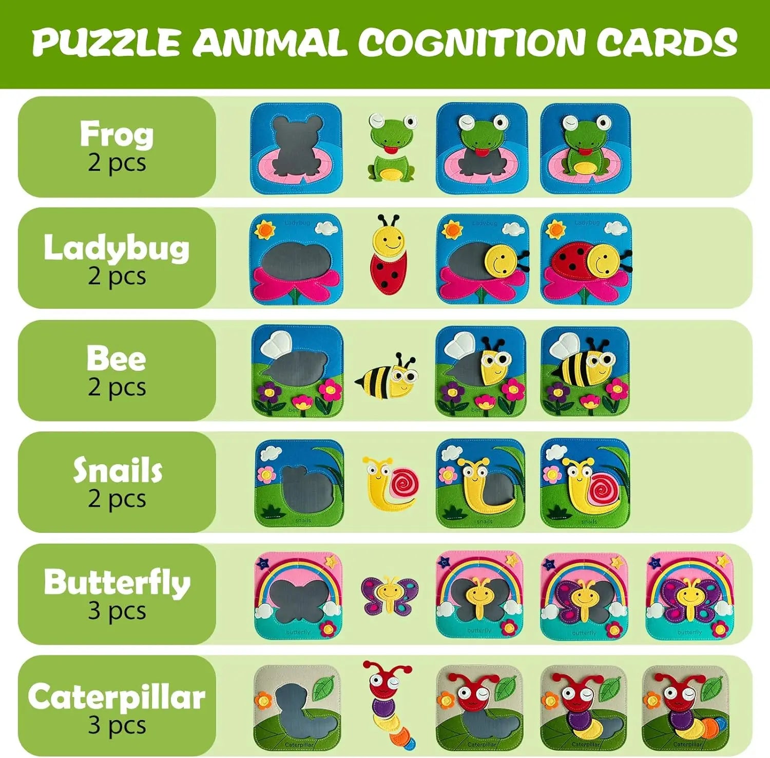 Montessori Toys Busy Book for Kids Color Shape Animal Cognition Early Education Toys Giraffe Quiet Book Fine Motor Toys