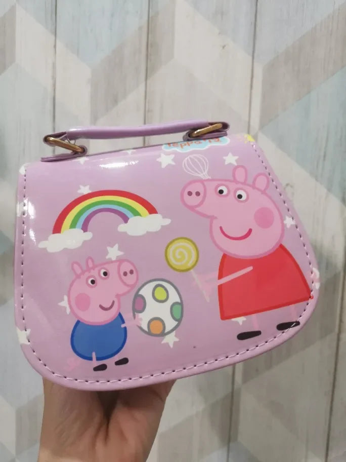 New arrival Peppa Pig page cartoon bag toy messenger bag george shoulder handbag backpack toy cute little girl new year gift