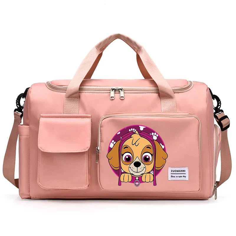 PAW Patrols Kids Large Capacity Traveling Bag Children Anime Printed Duffel Bags Boy Girl Cartoon Cute Luggage Handbag Gift 2024