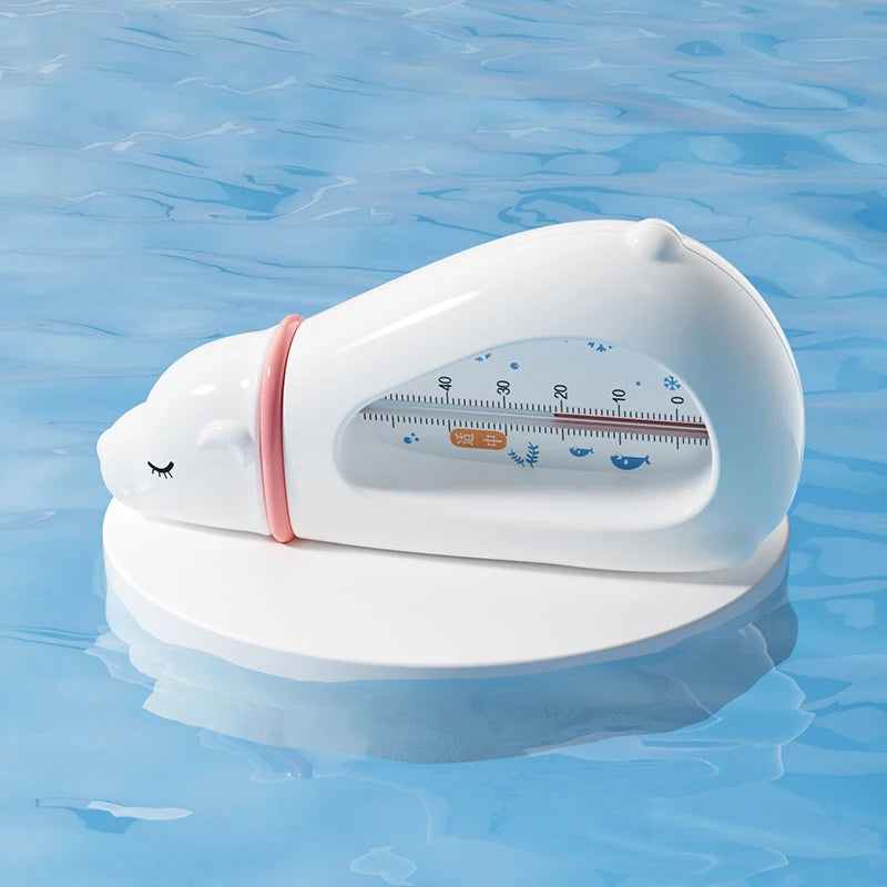 Baby Bath Thermometer Cute Bear Kids Bathtub Safety Bathing Floating Toys Upgraded Sensor Shower Water Temperature Gauge