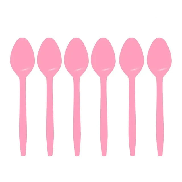 Solid Color Party Set Light Pink Tableware Paper Cup Paper Plate Tablecloth Wedding Birthday Bride Party Supplies Decorations