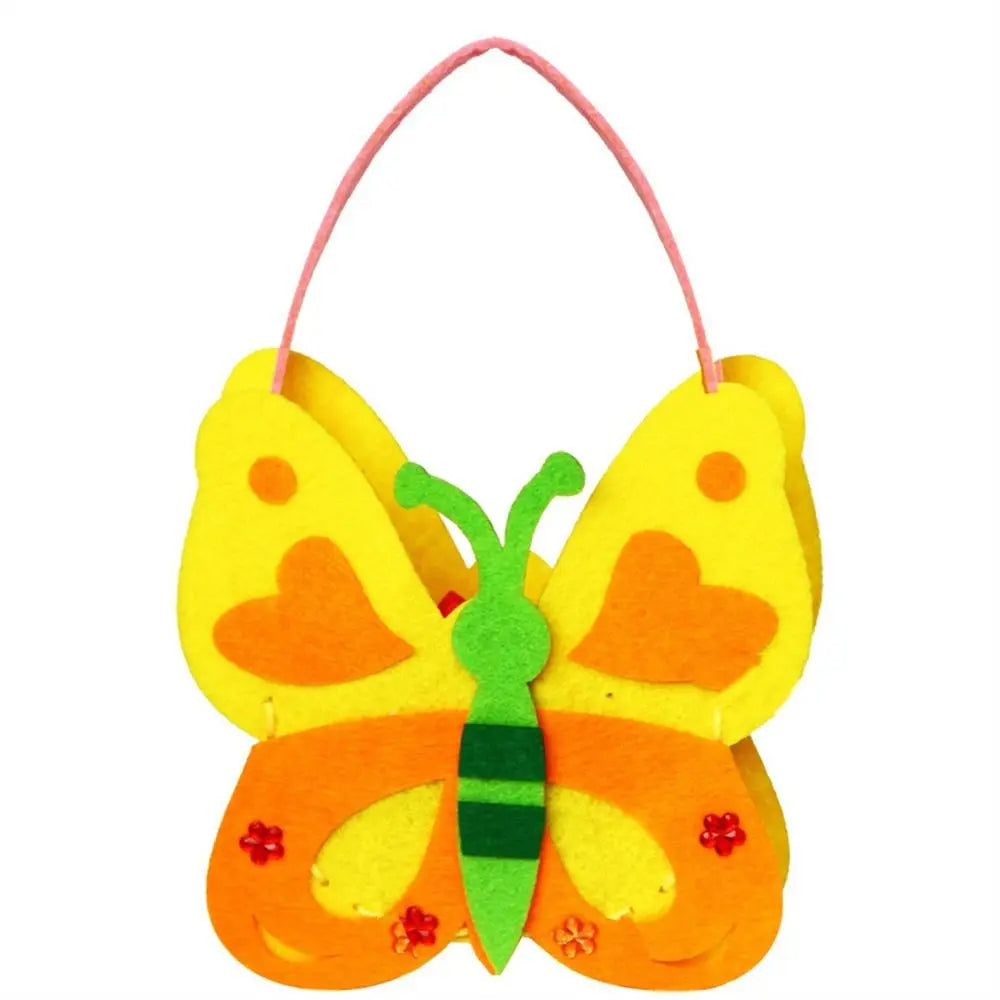 Non-Woven Fabric DIY Handbag Children Craft Toy Mini Bag Non-woven Cloth Colorful Handmade Bag Cartoon Animal Children Handbags