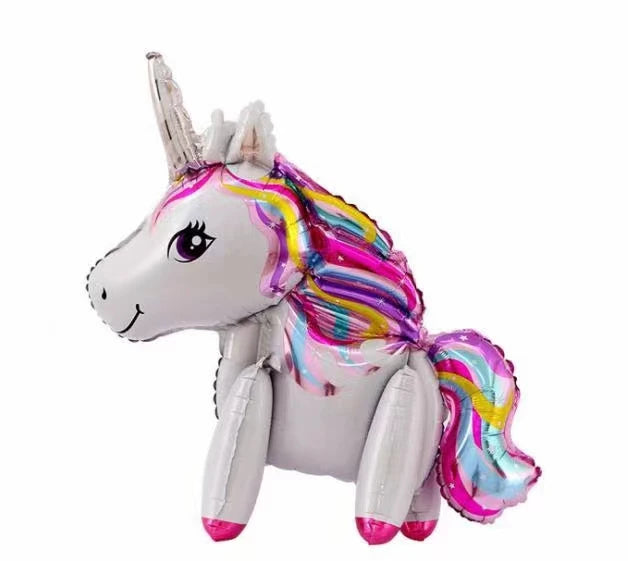 Unicorn Theme Party Decoration Balloon Garland Kit with 3D Unicorn Balloon For Baby Shower Macaron Party Happy Birthday Supplies