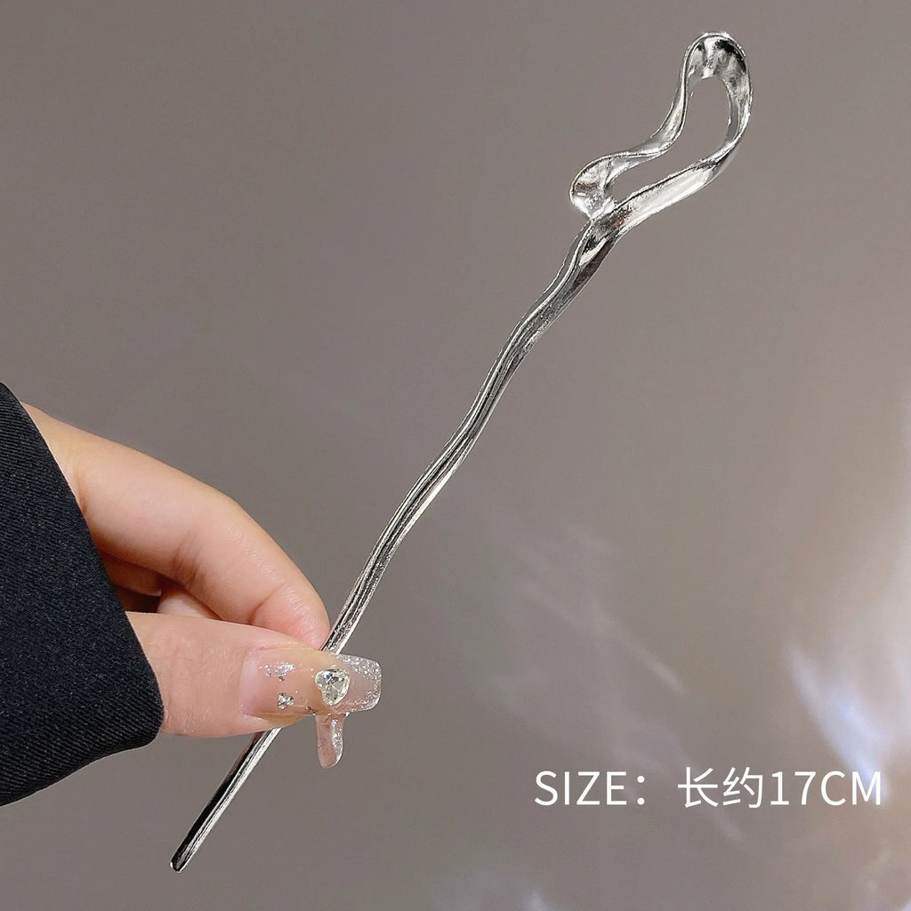 Chinese Style Tassel Hair Clip For Women Hair Stick Pins Flower Handmade Hairpins Charm Jewelry Accessories Hair Ornaments 머리핀