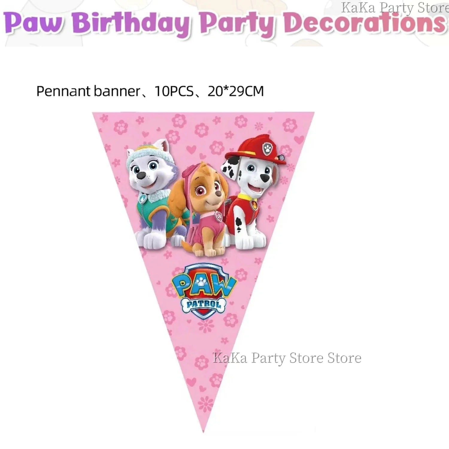 Paw Patrol Birthday Party Decor Dog Skye Disposable Tableware Tablecloth Cup Plate Baby Shower Kids Gift Girl Boy Party Supplies