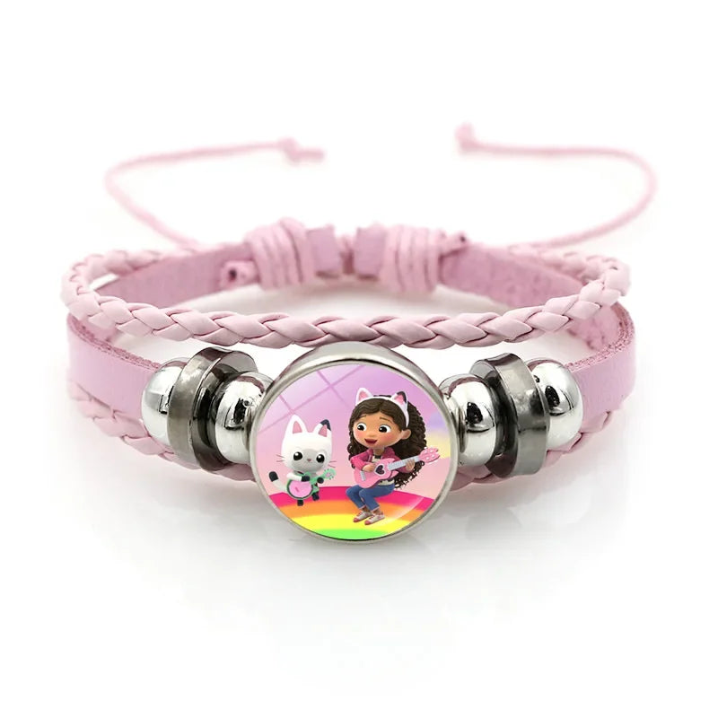 Gabby Dollhouse Bracelet Anime Cartoon Character Derivative Peripherals Bangles Cute Bracelets Baby Show Birthday Christmas Gift