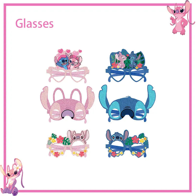 Pink Lilo Stitch Birthday Party Decoration Stitch And Angel Birthday Party Decorations Tableware Plates Balloons Girls Toy Gifts