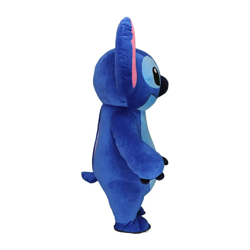 Brand New Blue Lilo & Stitch Mascot Costume Inflatable Cosplay Suits Cartoon Character 2m/2.6m Inflatable Costume For Adults