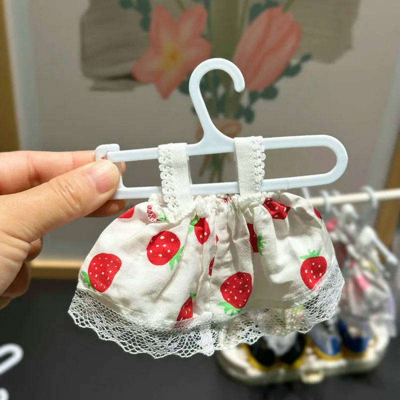 Mini Hangers Are Suitable For Bjd Doll Clothes, 17cm Labubu Clothes Hangers, And Various Other Doll Clothes Hangers