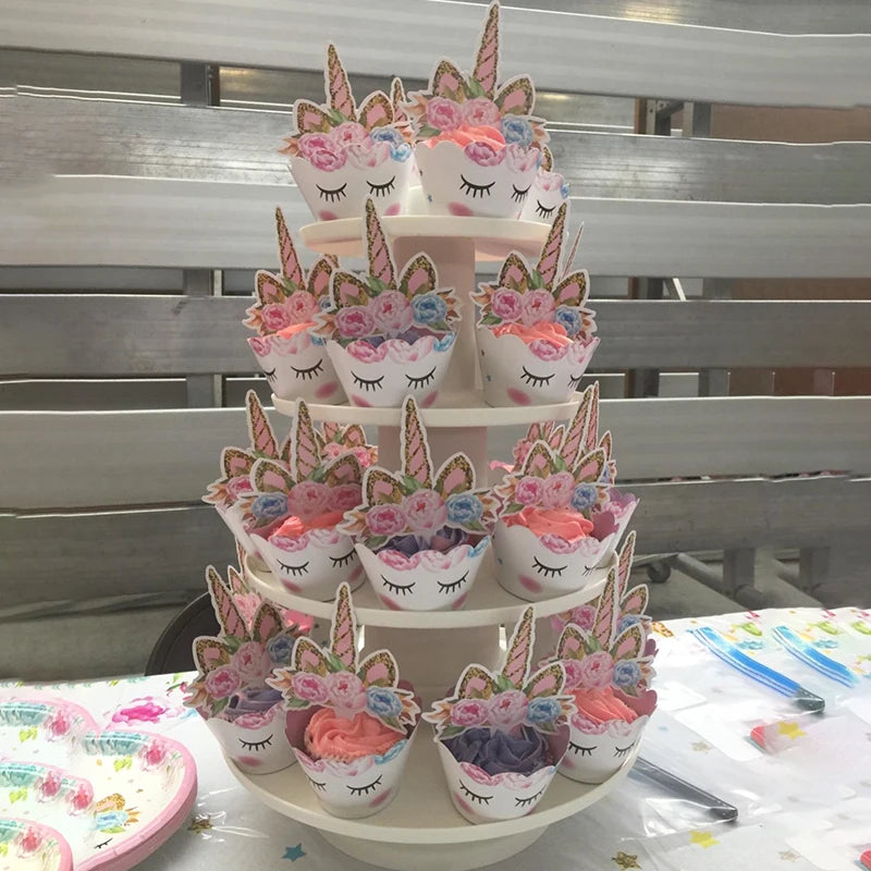 Unicorn Birthday Decorations for Girl Plate Napkin Cup cake topper Unicorn Party Supplies Kids Birthday Party Decor Baby Shower
