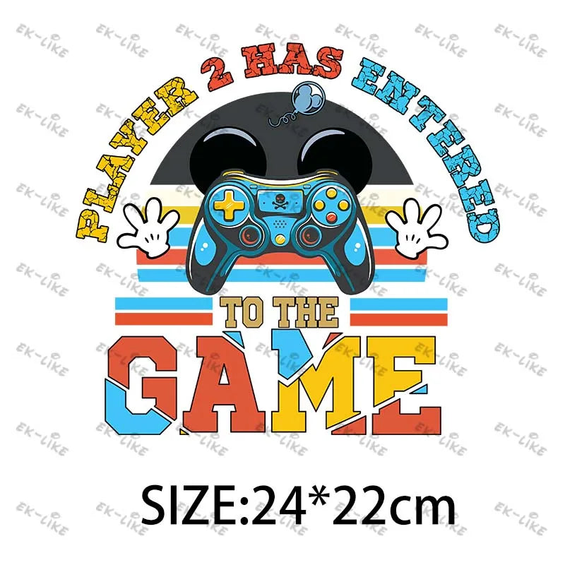 Dad Squad King Lion Toy Story Mickey Stitch Happy Father's Day Iron on Picture on Clothes Strong viscosity Diy Craft