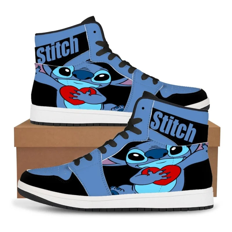 Lilo & Stitch Sneakers Kawaii Cartoon Stitch Shoes boys girls Little Monster Pattern Shoes Fashion Casual Sports Shoes