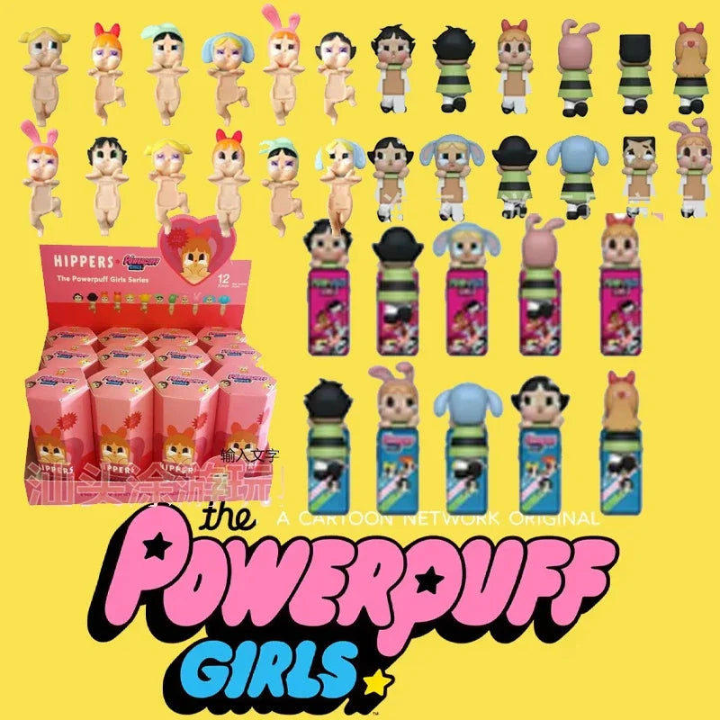 The Powerpuff Girls Season Sonny Angel Hippers Dreaming Animal Back Series Kuromi Stitch Season Action Amine Christmas Toys Gift