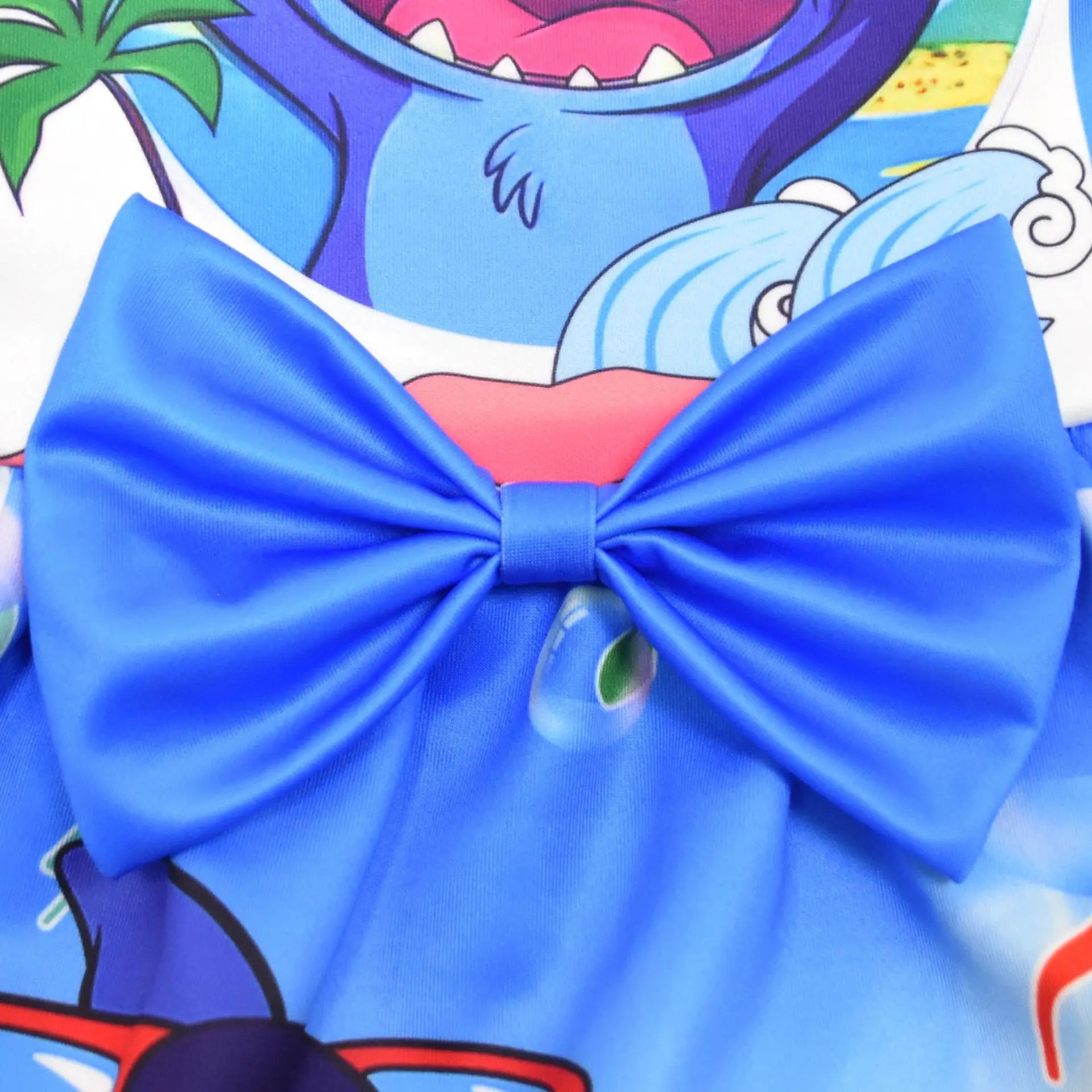 Lilo and Stitch Baby Girls Lilo Stitch Cosplay Princess Dress Kids Birthday Christmas Party Costume Summer Clothes Bow Sundress
