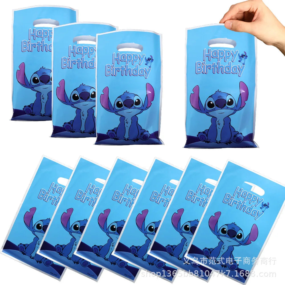 Stitch Birthday Party Decorations Tableware Cups Plates Tablecloth for Kids Foil Balloon Backdrop Lilo and Stitch Party Favors