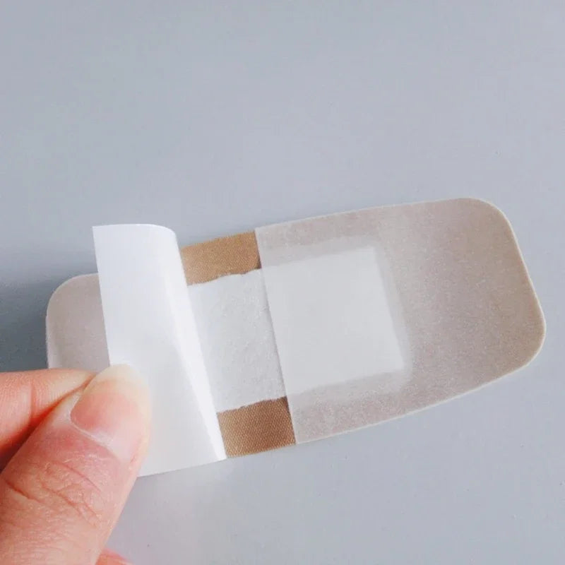 10Pcs Large Elastic Bandaid Hand Back Knee Joint Wound Hemostatic Bandage Outdoor Travel Medical Dressing Patch Sticking Plaster
