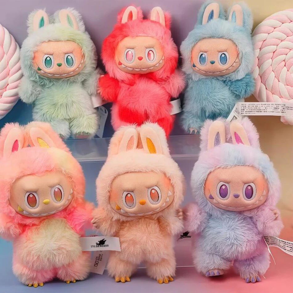 2025 New Labubu V3 Generation Series THE MONSTERS Have a Seat  Vinyl Face Plush Toy Series Blind Box Heartbeat Macaron 3rd