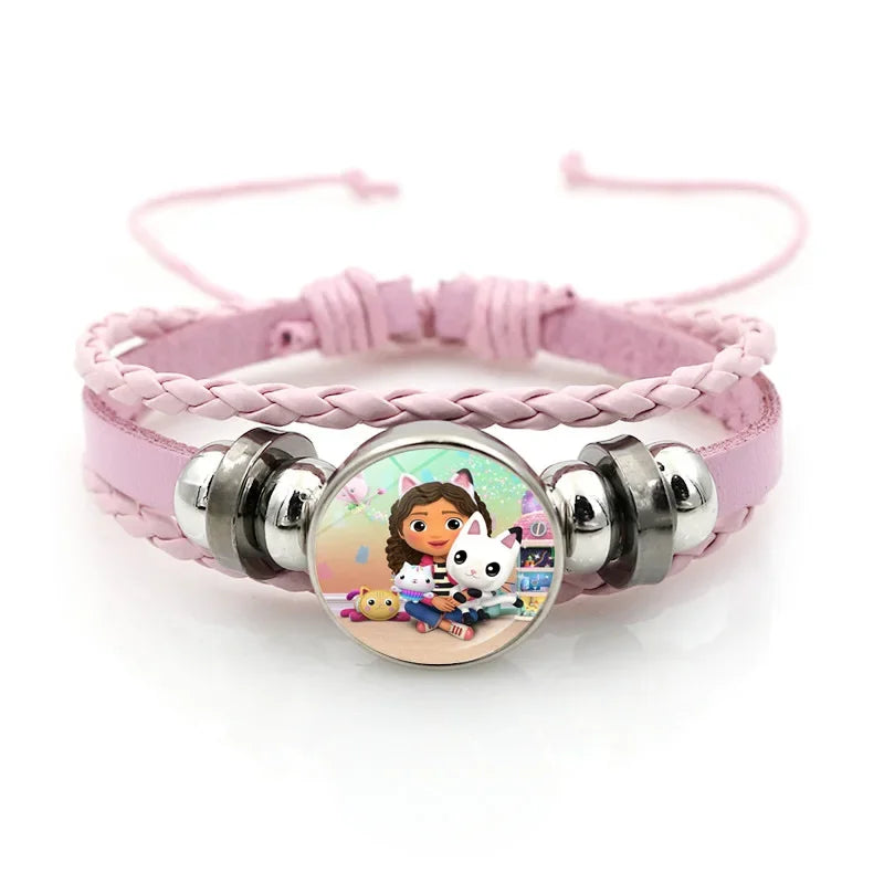 Gabby Dollhouse Bracelet Anime Cartoon Character Derivative Peripherals Bangles Cute Bracelets Baby Show Birthday Christmas Gift