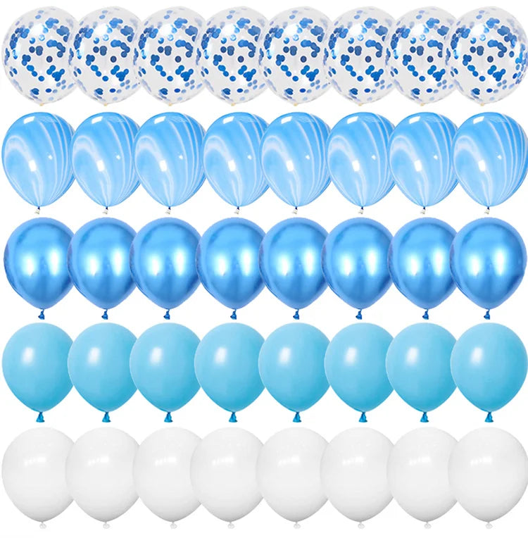 40pcs 12inch Rose Gold Confetti Latex Balloons Happy Birthday Party Decorations Kids Adult Boy Girl Baby Shower Wedding Supplies