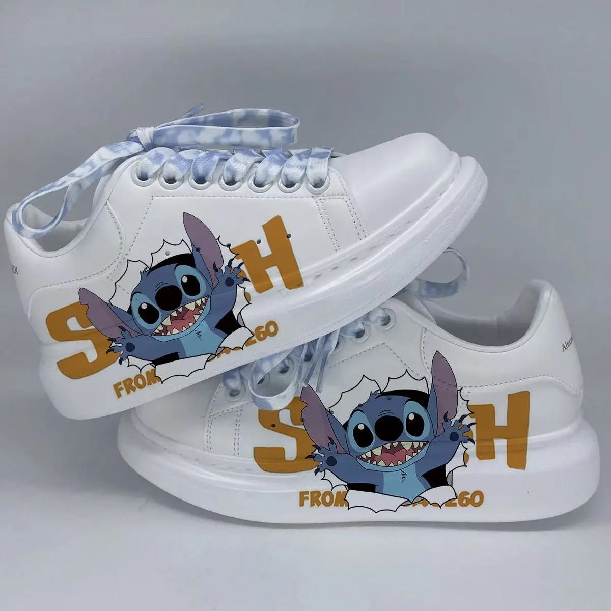 Lilo & Stitch Sneakers Kawaii Cartoon Stitch Shoes Little Monster Pattern Shoes Fashion Casual Sports Shoes