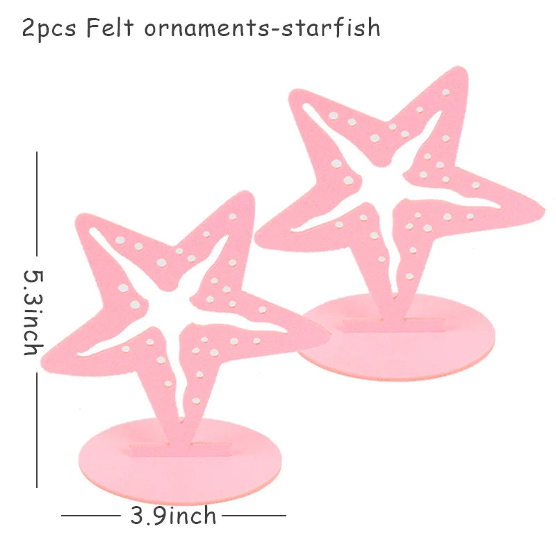 Little Mermaid Party Favors Memmaid Glasses/Tattoo Stickers/Headband/Clap Circle Toy Girls Birthday party gift Decor Baby Shower