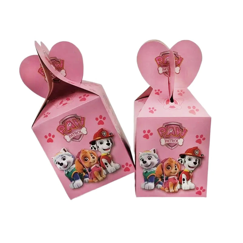 New Paw Patrol Birthday Decoration Dogs Skye Disposable Tableware Cup Plate Tablecloth Baby Shower Kids Girl Boy Party Supplies