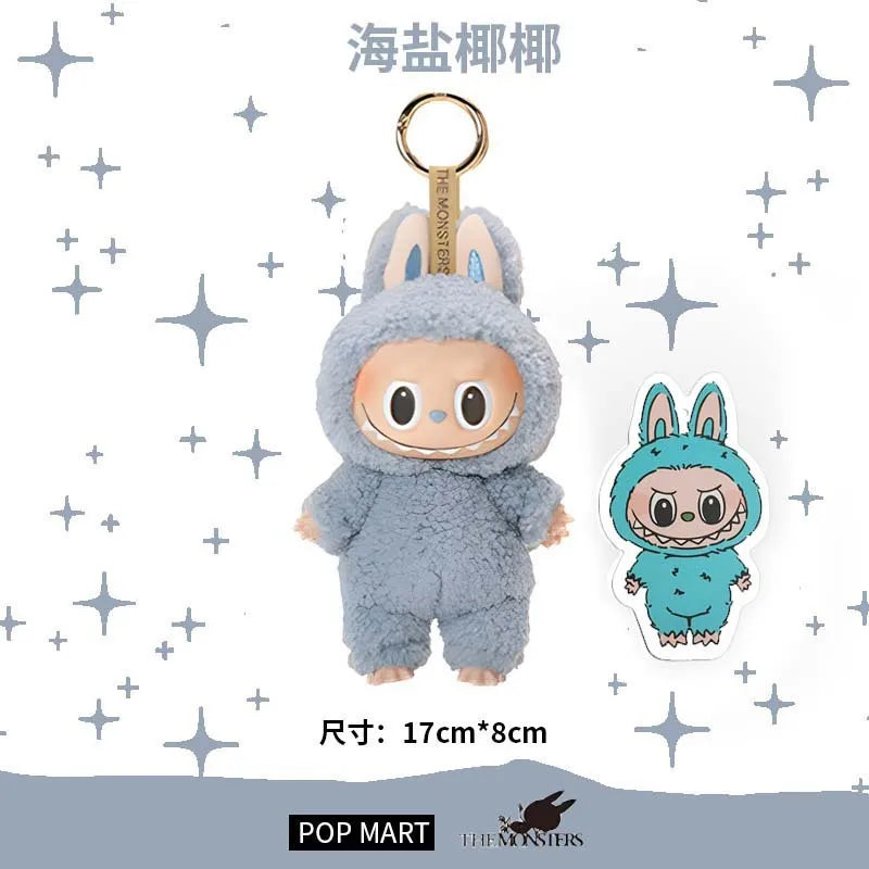 Labubu The Monsters Heartbeat Macaron Enamel Face Pvc Figurine Tabletop Ornament Kawaii Doll Kid Birthday Gift