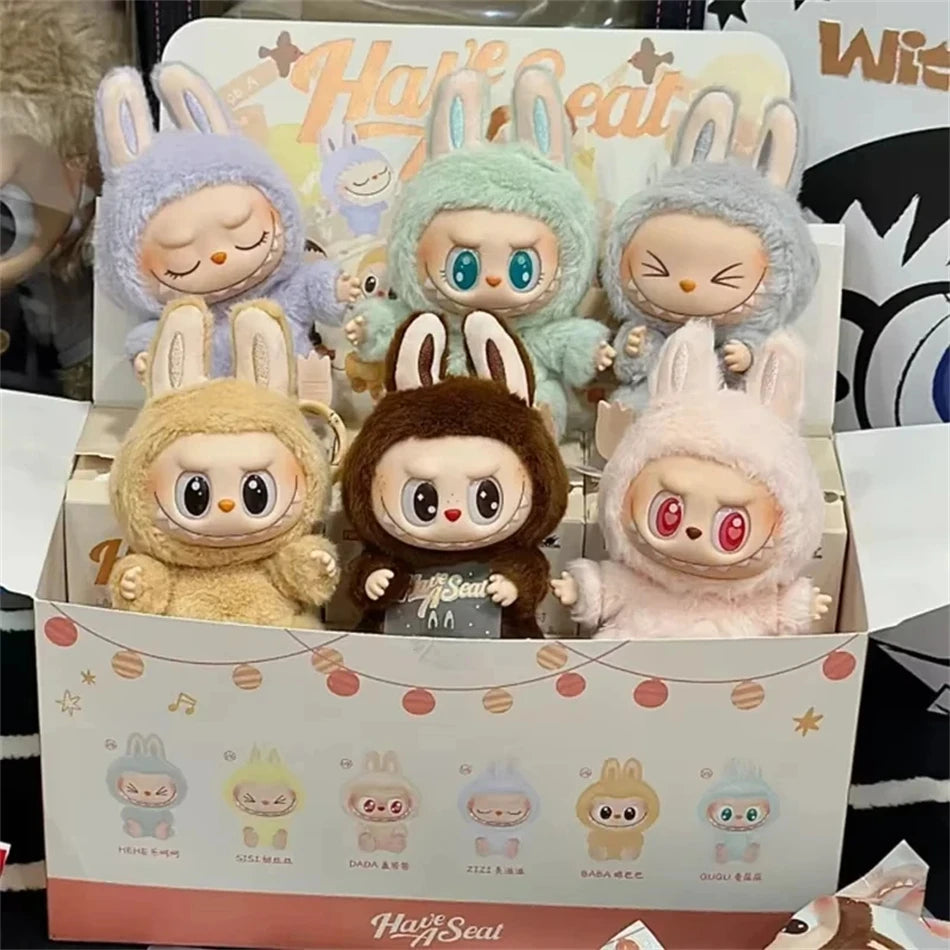For Popmart Labubu The Monsters Serie Blind box Manga Figurine Collection Cute Doll Collect Desktop Decoration Birthday Gifts