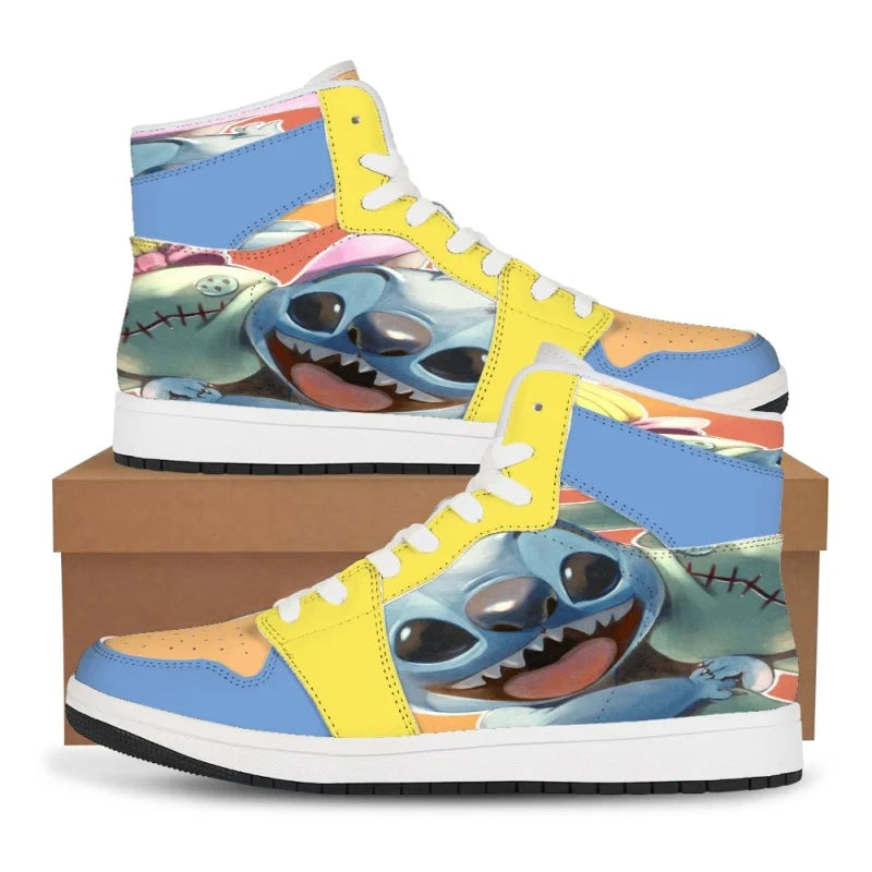 Lilo & Stitch Sneakers Kawaii Cartoon Stitch Shoes boys girls Little Monster Pattern Shoes Fashion Casual Sports Shoes