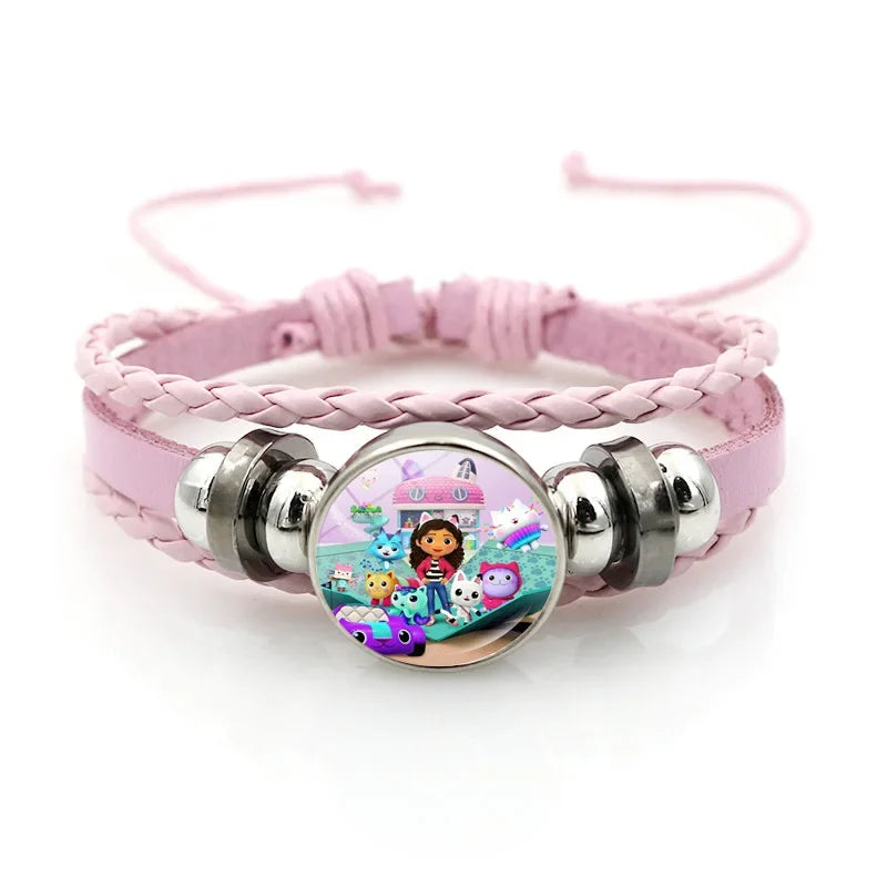 Gabby Dollhouse Bracelet Anime Cartoon Character Derivative Peripherals Bangles Cute Bracelets Baby Show Birthday Christmas Gift