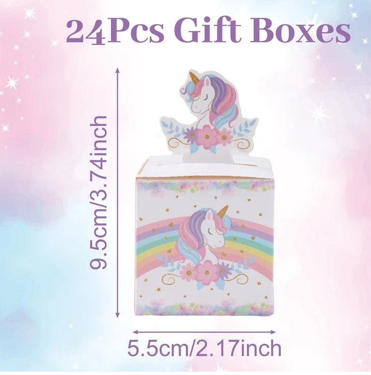 Unicorn Party Supplies Rainbow Unicorn Paper Plates Cups Napkin for Baby Shower First Girls Birthday Party Decorations