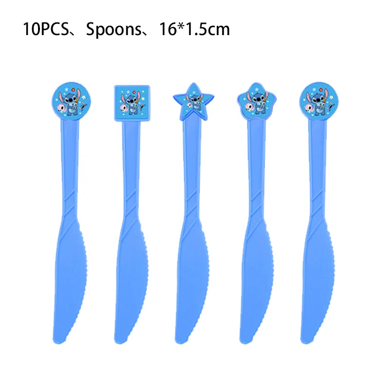 Stitch Party Supplies For Child Lilo And Stitch Birthday Party Decorations Balloons Banner Tablecloth Backdrop Tableware