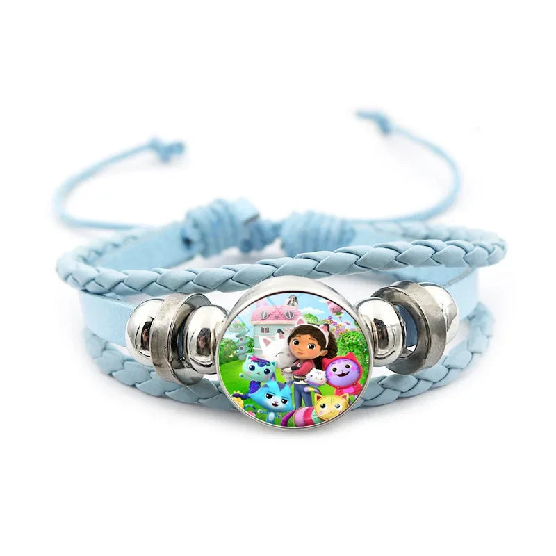 Gabby Dollhouse Bracelet Anime Cartoon Character Derivative Peripherals Bangles Cute Bracelets Baby Show Birthday Christmas Gift