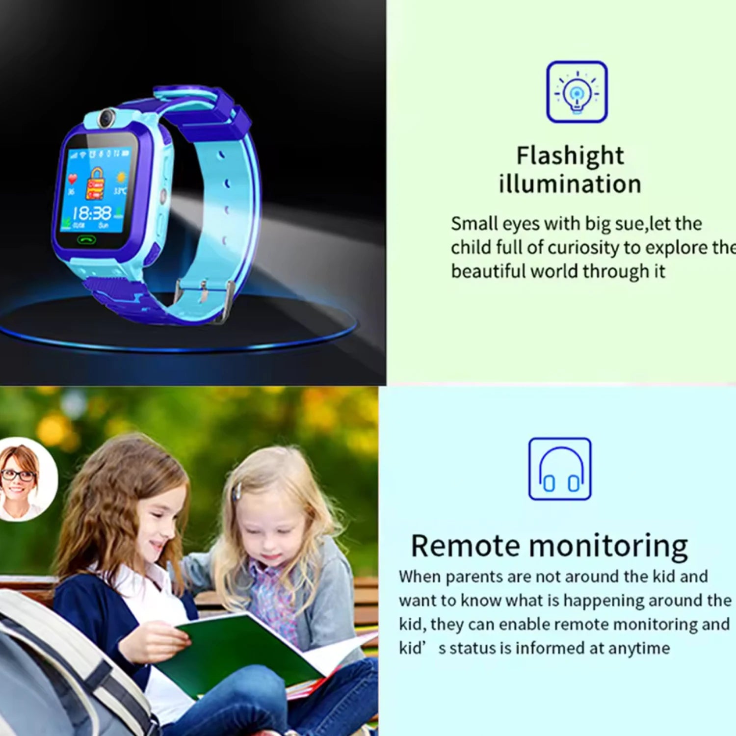 Kids Smart Watch SOS Antil-lost GPS Location Camera Sim Card Call IP67 Waterproof Smart Watch For Android Ios Kids Gift 2025New